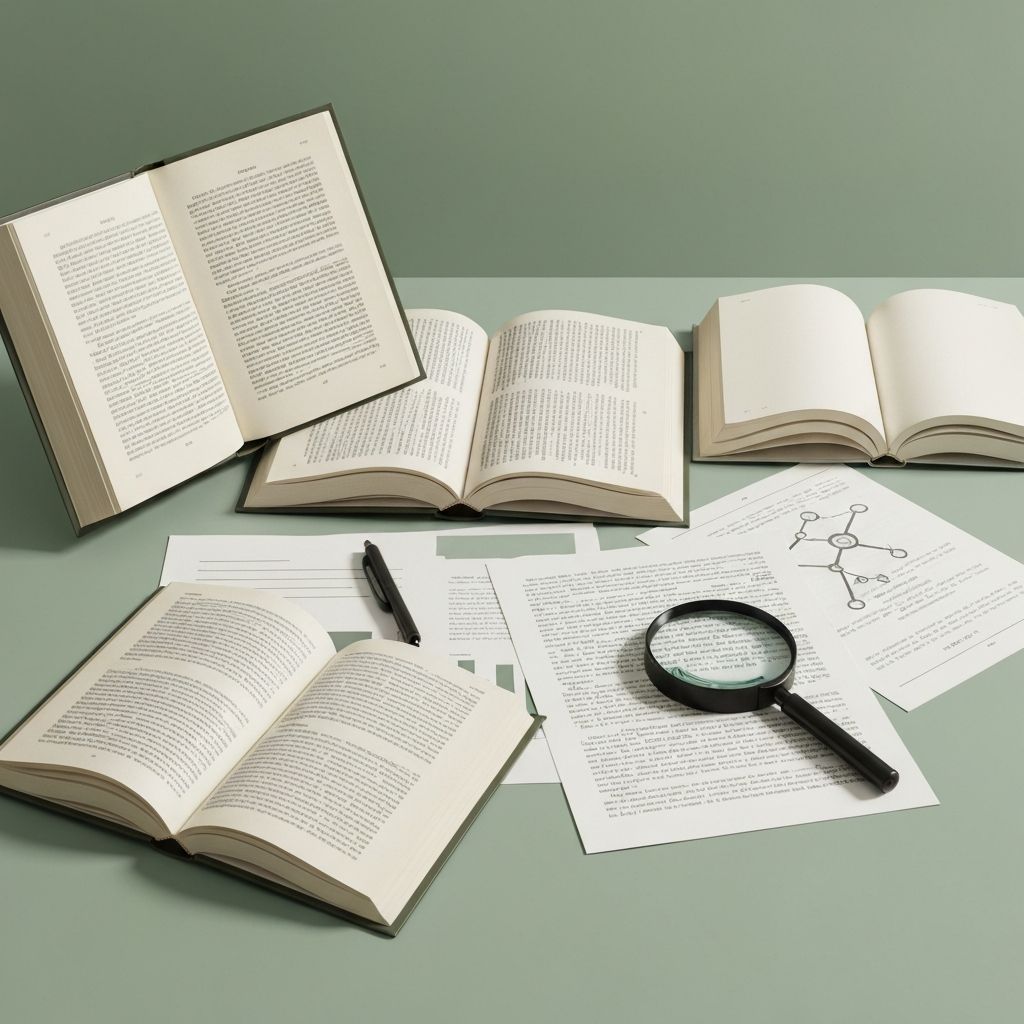 Educational resources and knowledge hub aesthetic